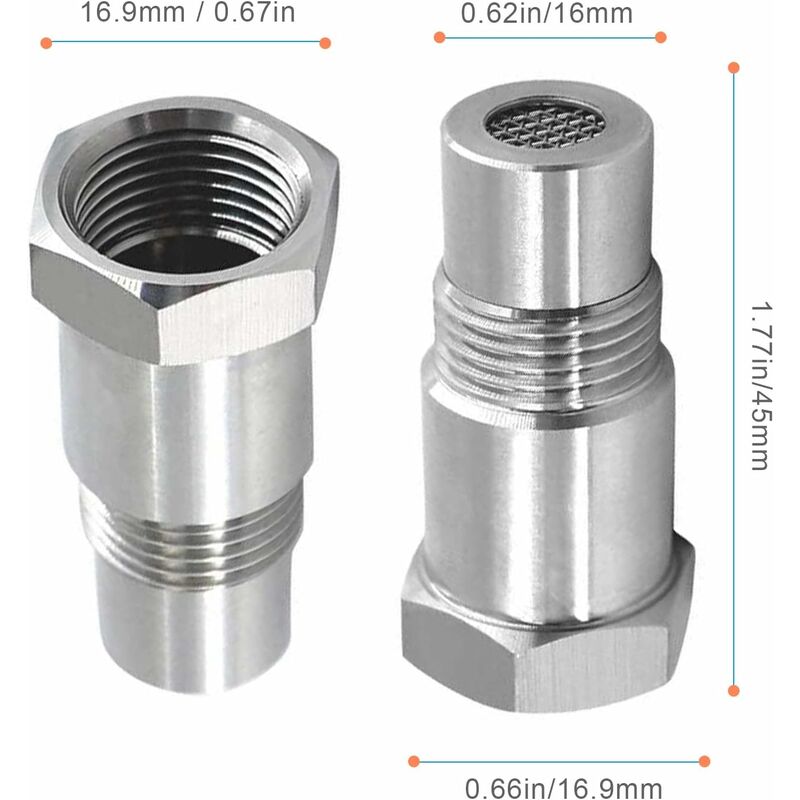 2 pcs Oxygen Sensor Extender Spacer — view 3