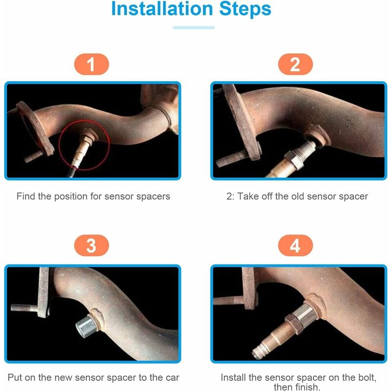 2 pcs Oxygen Sensor Extender Spacer — view 5
