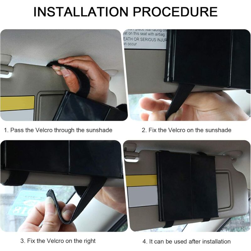 Car Vanity Mirror Universal Sun Visor — view 4