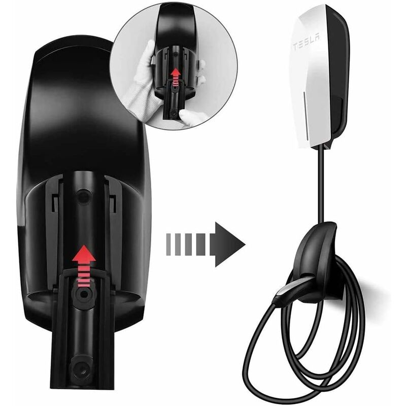 Charger Holder Fits Tesla Model3/Y/S/X Charging — view 4