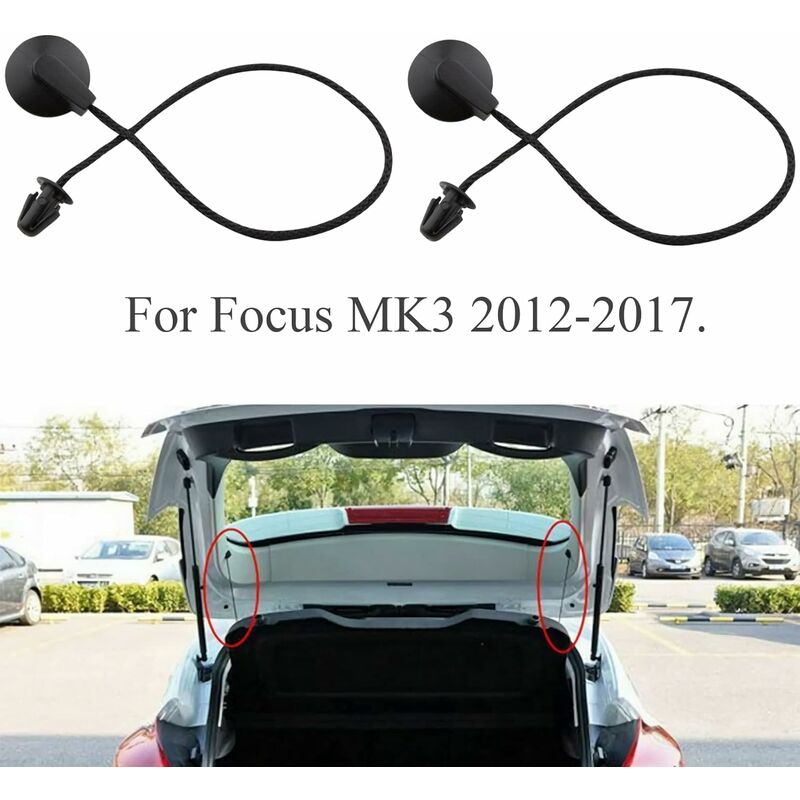 2 pcs Rear Parcel Shelf Tie — view 4