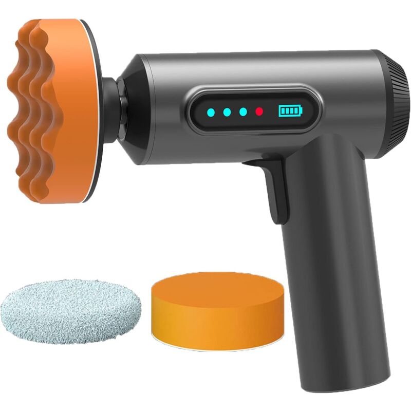 Portable Waxing Polisher With Polishing Pad — view 2