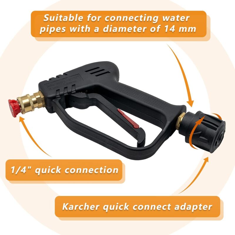4000 Psi High Pressure Washer Gun — view 3