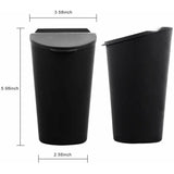 Small Car Trash Can With Lid — view 3