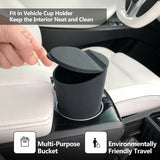 Small Car Trash Can With Lid — view 4
