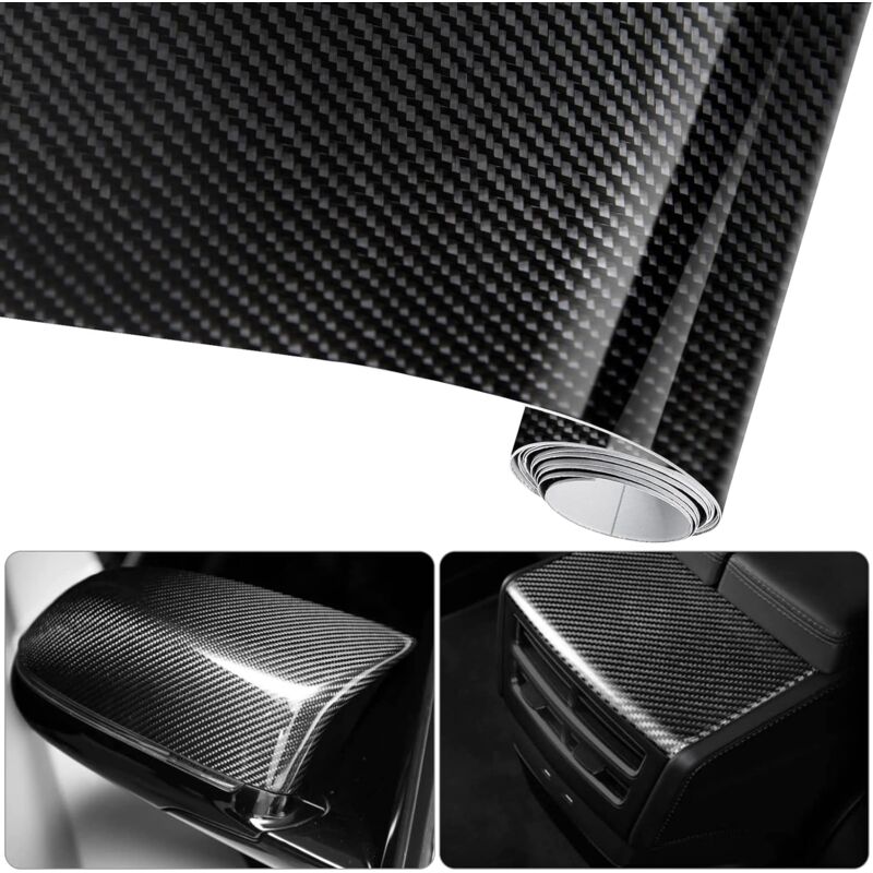 6D Waterproof Car Sticker Film Carbon — view 2