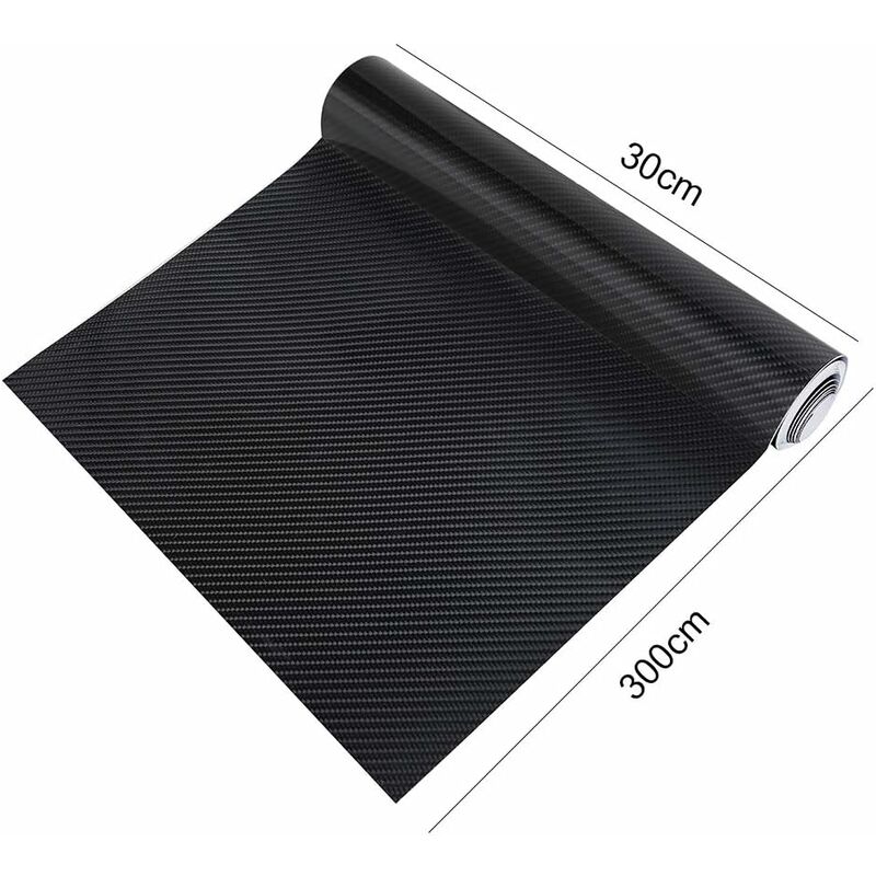 6D Waterproof Car Sticker Film Carbon — view 3