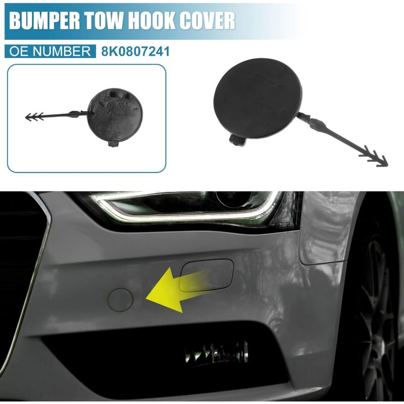Car Front Tow Bumper Hook Cover — view 3