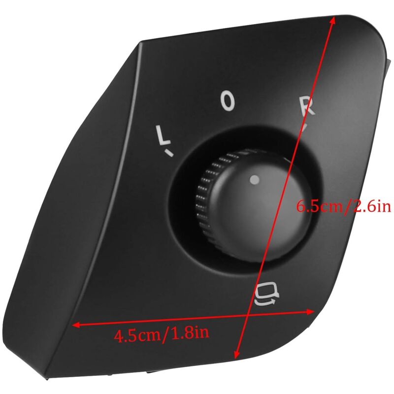 Exterior Side Mirror Adjustment Switch Button — view 3