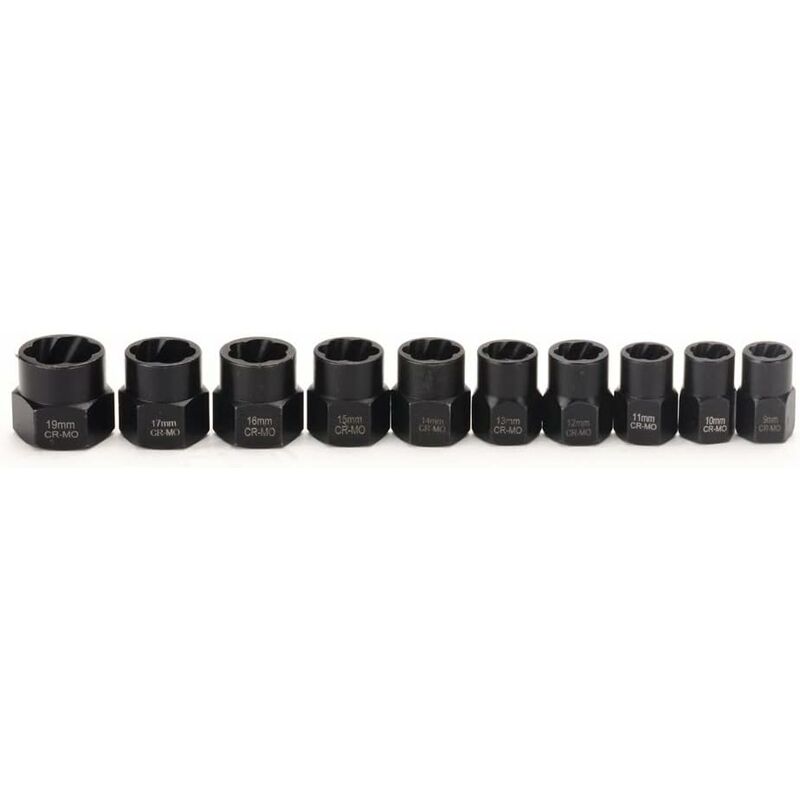 11 pcs 9.5Mm Impact Bolt Extractor — view 3