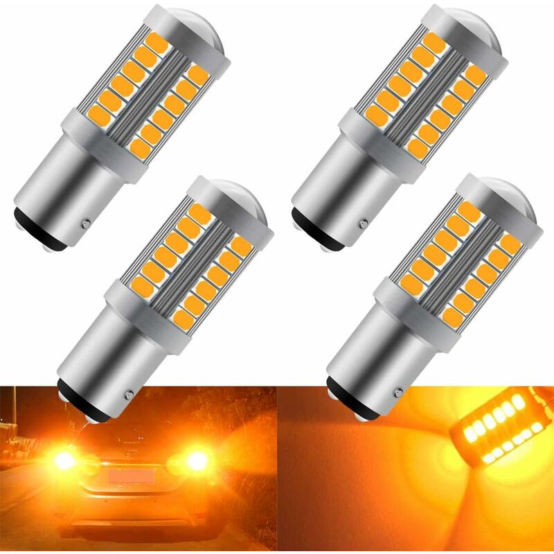 Amber 1157 Ba15D P21/5W 5630 33Smd — view 2