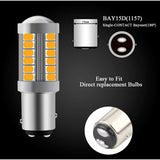 Amber 1157 Ba15D P21/5W 5630 33Smd — view 4