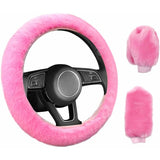 3 pcs Car Steering Wheel Cover — view 2