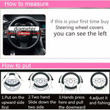 3 pcs Car Steering Wheel Cover — view 5