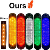 4 pcs Red 12V-24V Front Side — view 3