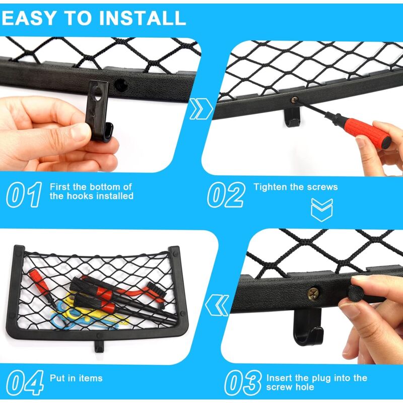 4 Pack Car Storage Net — view 4