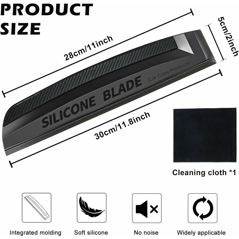 Car Silicone Squeegee - Silicone Scraper — view 3