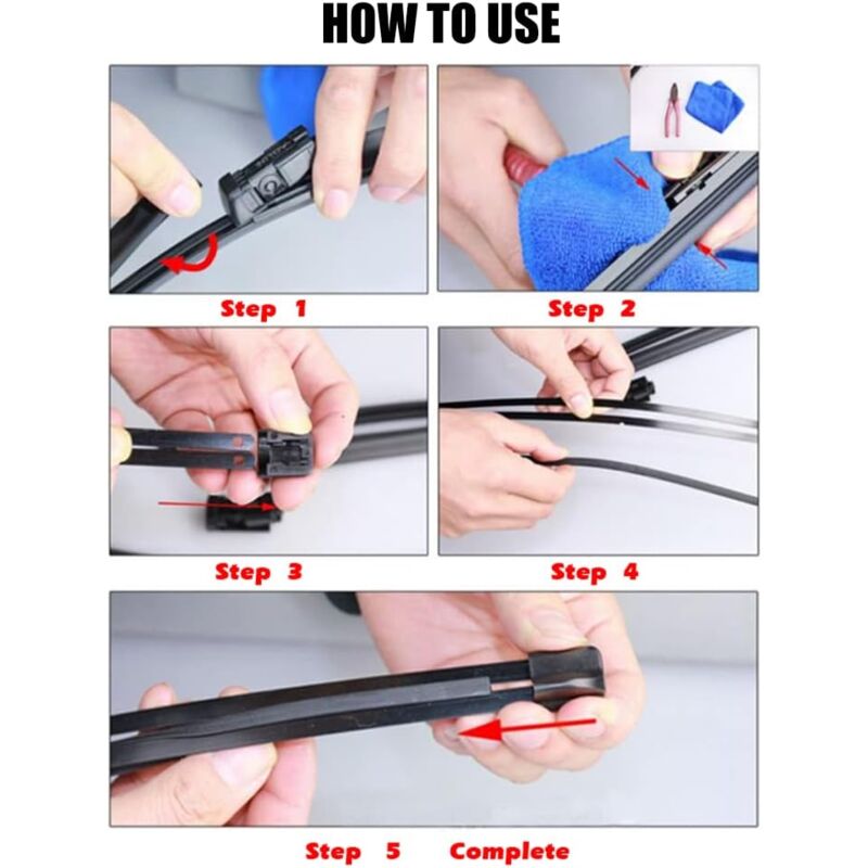 Cuttable Windshield Wiper Blades — view 5