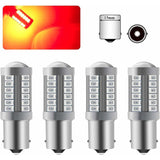 4 X 1156Ba15S LED Bulb Red — view 2