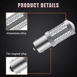 4 X 1156Ba15S LED Bulb Red — view 4