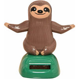 Cute Cartoon Sloth Swing Solar Car — view 2