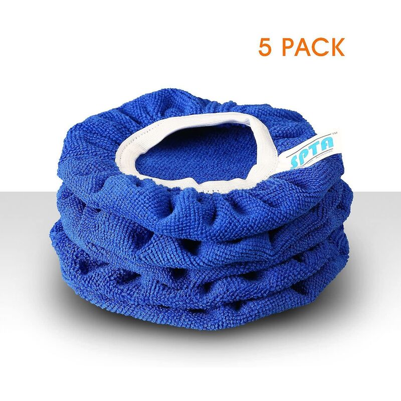 5 pcs (125-150Mm) Buffing Bonnets Microfiber — view 3