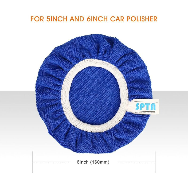 5 pcs (125-150Mm) Buffing Bonnets Microfiber — view 4