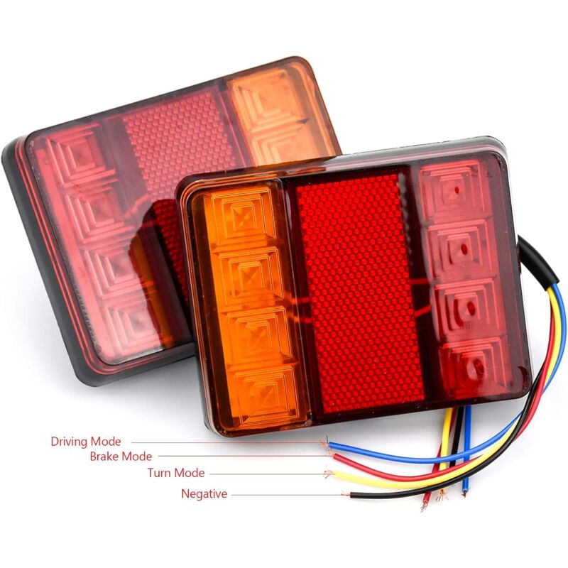 2 pcs 12V LED Tail Lights — view 4