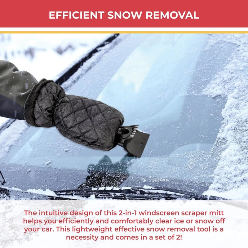2 Pack Car Ice Scraper — view 3