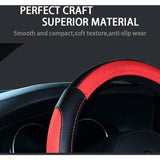 Car Steering Wheel Covers Wrap Microfiber — view 3