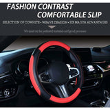 Car Steering Wheel Covers Wrap Microfiber — view 4