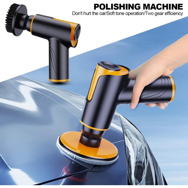Mini Cordless Car Polisher Rechargeable Polishing — view 3