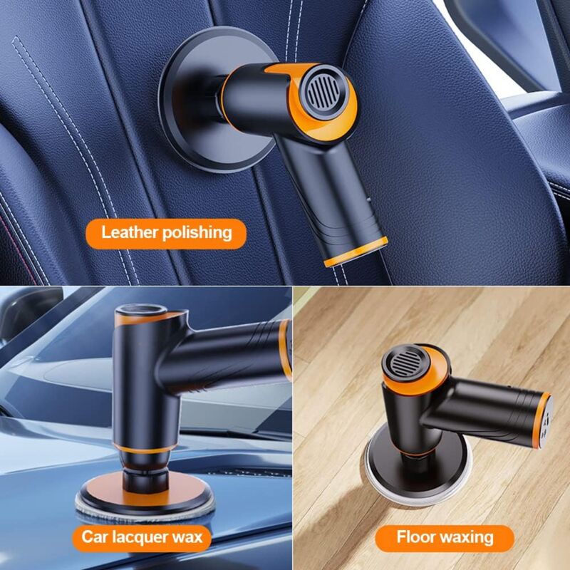 Mini Cordless Car Polisher Rechargeable Polishing — view 4
