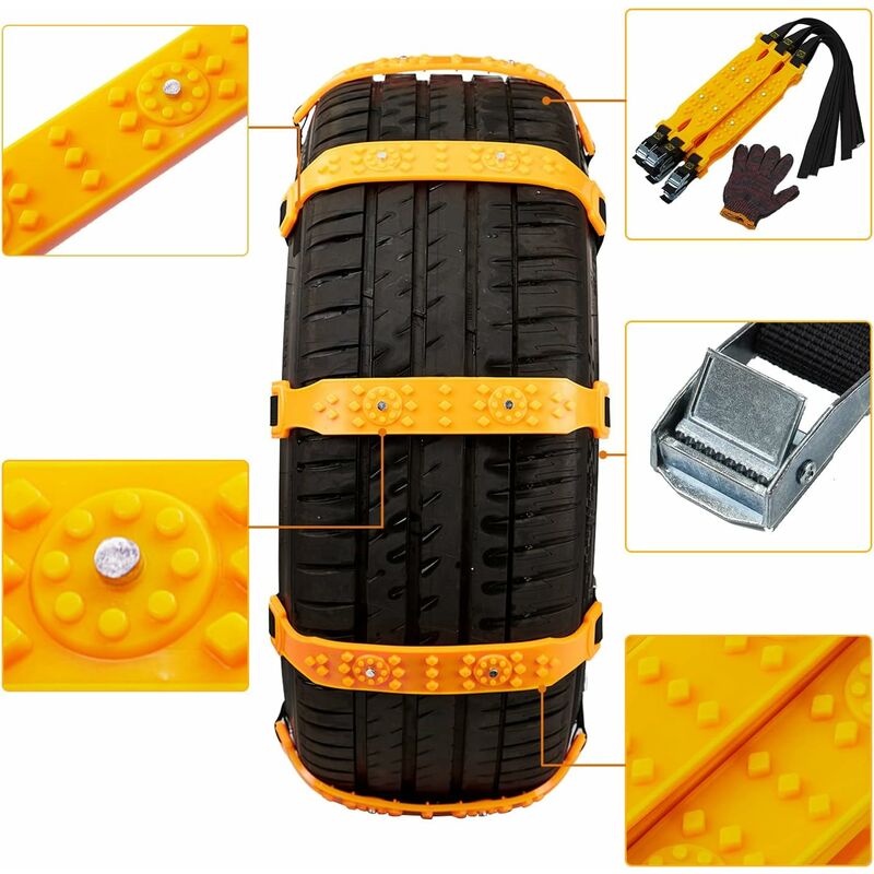 10 pcs Car Snow Socks 185-225 — view 4