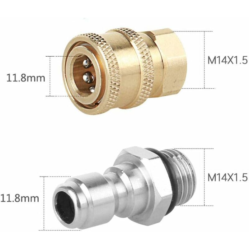 High Pressure Sprayer Nozzle Connectors — view 5