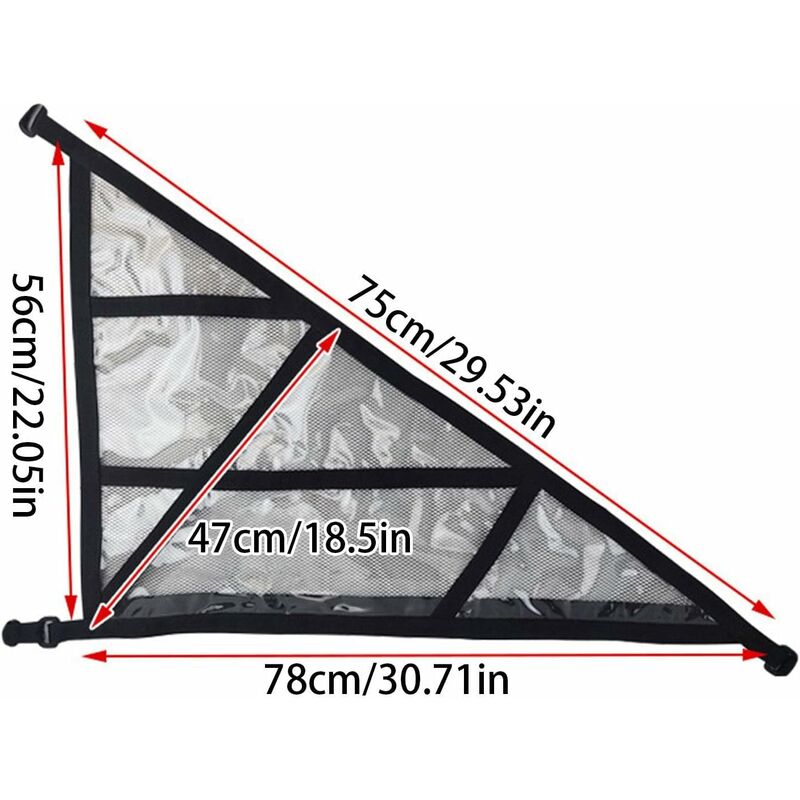 Ceiling Cargo Net - Triangle Car — view 3