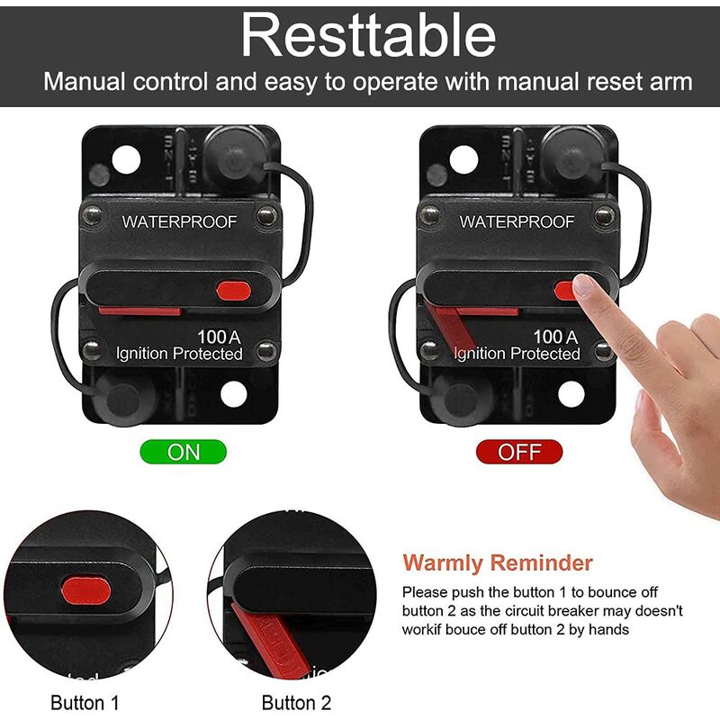 Car Circuit Breaker 30A - 150A — view 5