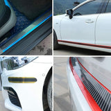 Car Door Sill Sticker Carbon Fibre — view 5