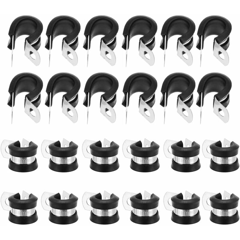 24 pcs 10Mm Stainless Steel Hose — view 2