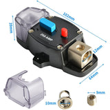 Car Fuse Holder 12V-48V Audio Fuse — view 4