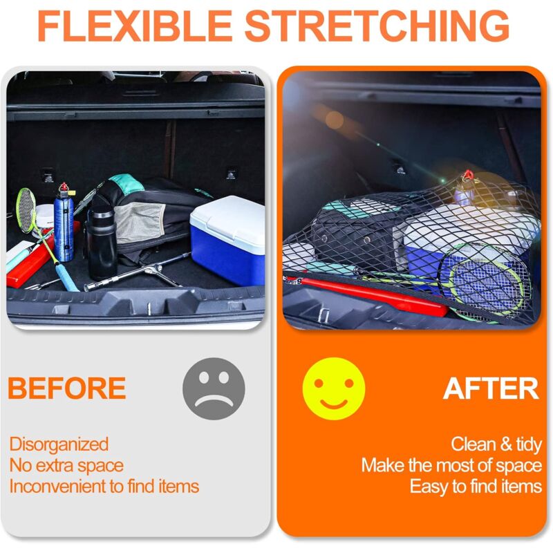 Car Trunk Storage Net Size 8060Cm — view 4