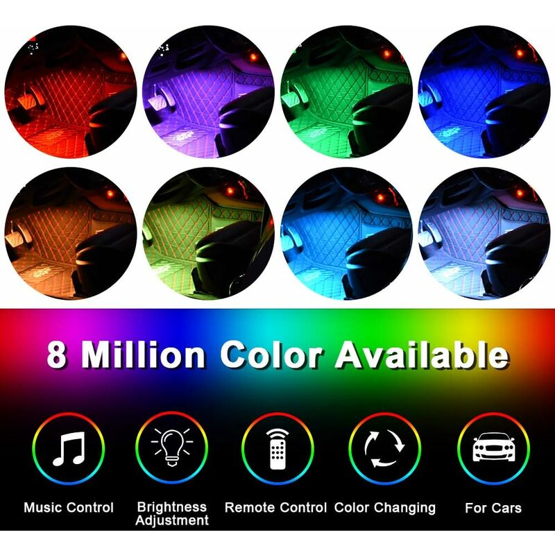 Car Interior LED Lights - Car — view 3