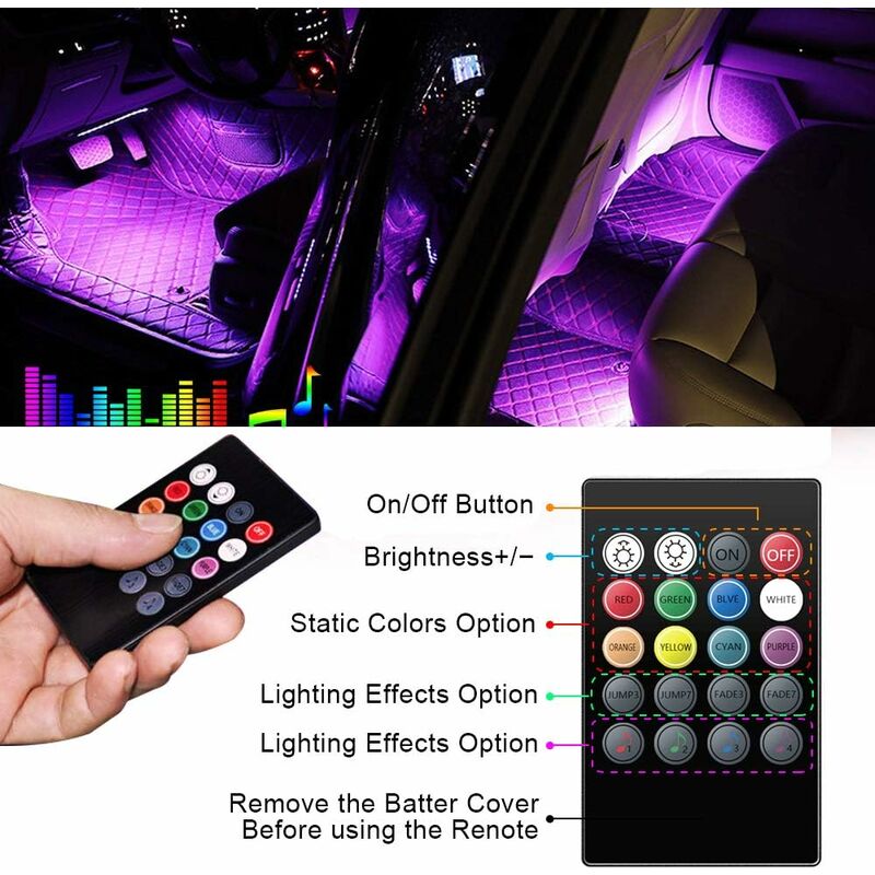 Car Interior LED Lights - Car — view 5