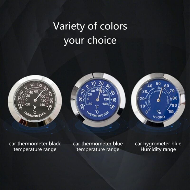 Auto Car Vehicle Thermometer/Hygrometer Clock Mini — view 5