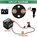 Isolator Switch 12V/24V Battery Isolator Disconnect — view 5