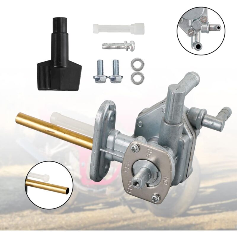 Aluminium Fuel Tap Petcock Fuel Valve — view 3