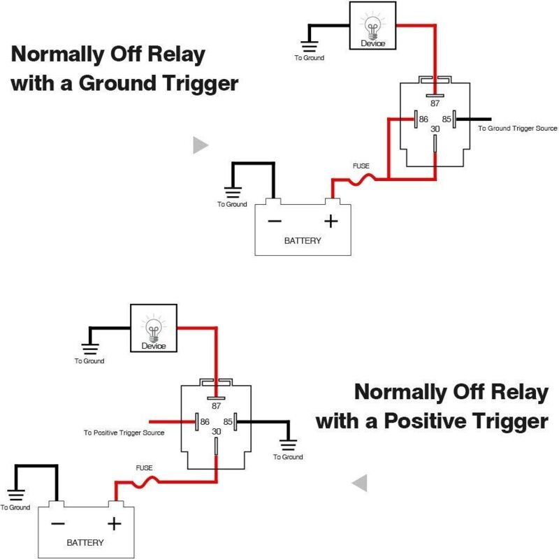 6 pcs 12V 30A Fuse Relay — view 5
