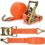 2 Pieces Ratchet Strap With Hooks — view 2