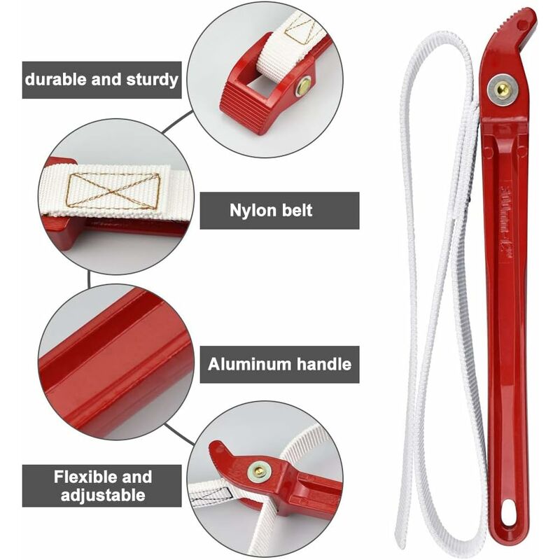 Universal Strap Wrench Rubber Strap Wrench — view 4