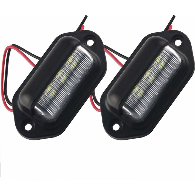 Universal 6LED LED License Plate Light — view 2